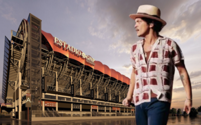 BRUNO MARS ESTRENA EL RENOVADO `FORO SOL`, RENOMBRADO ESTADIO GNP